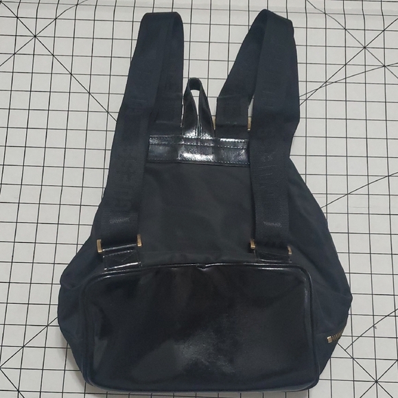 GUESS Black Backpack with Gold Accents main image 8